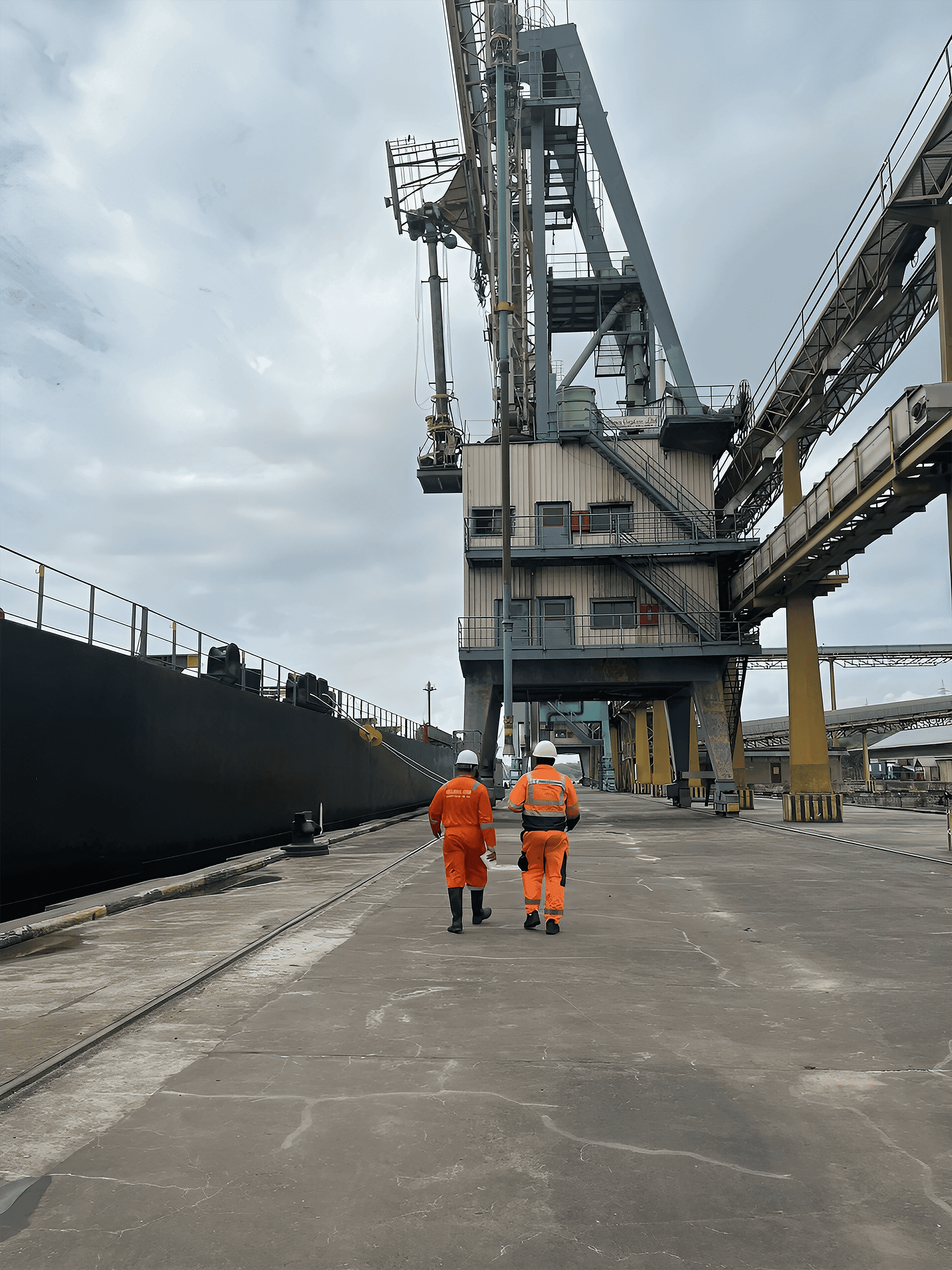 Draft survey in Colombo port