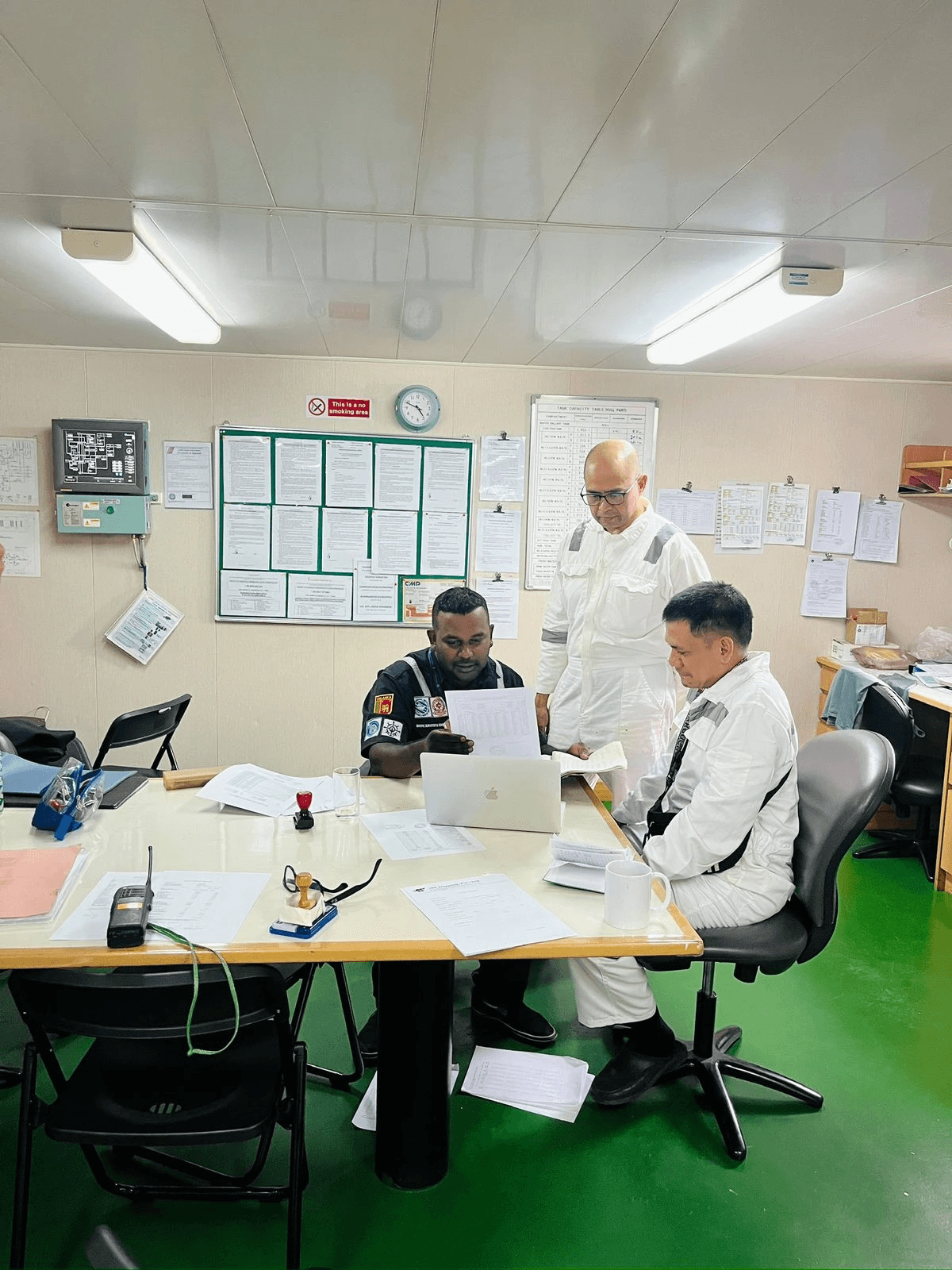 Integrated audit process on vessel