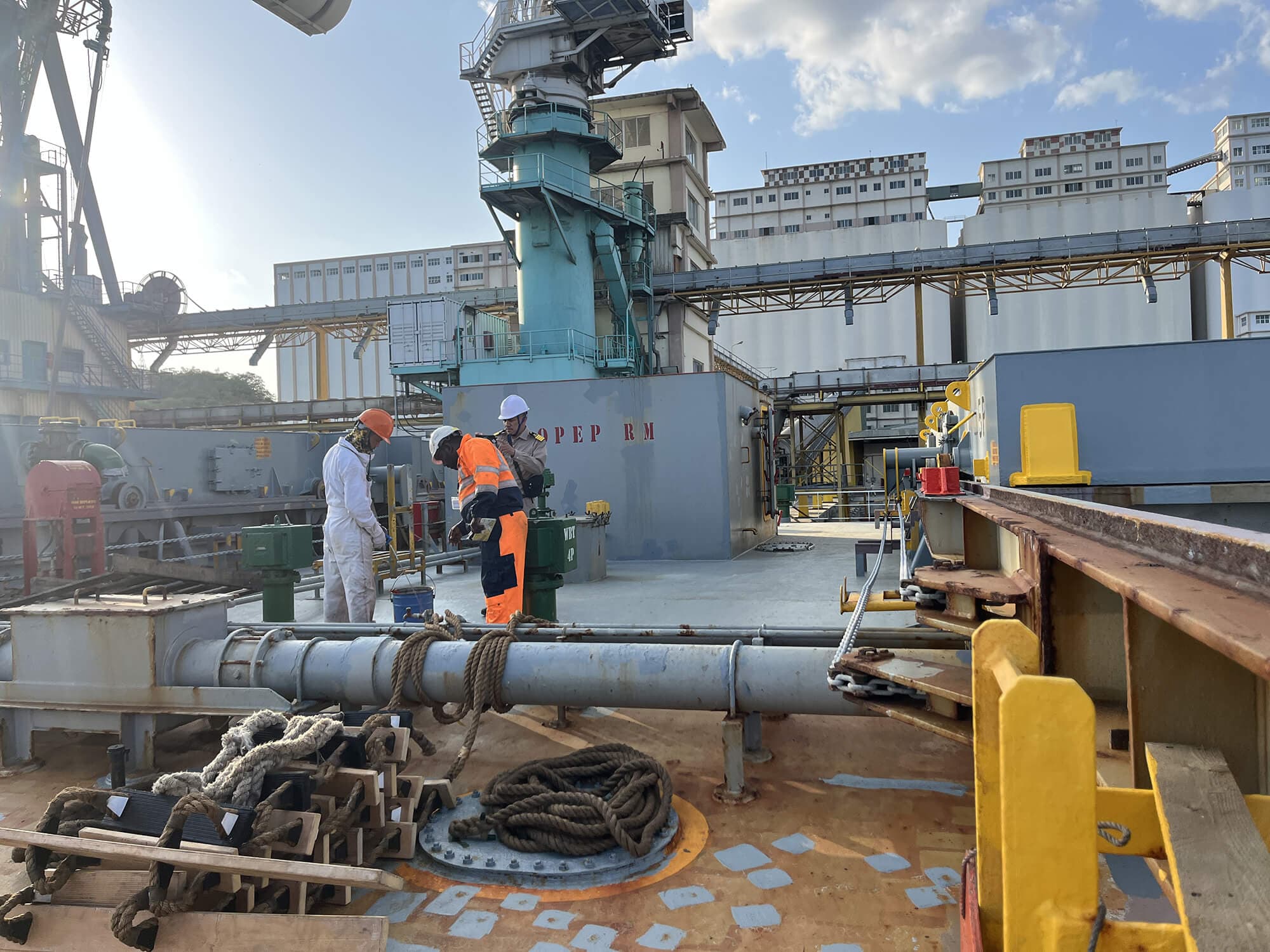 On-hire survey in Colombo port