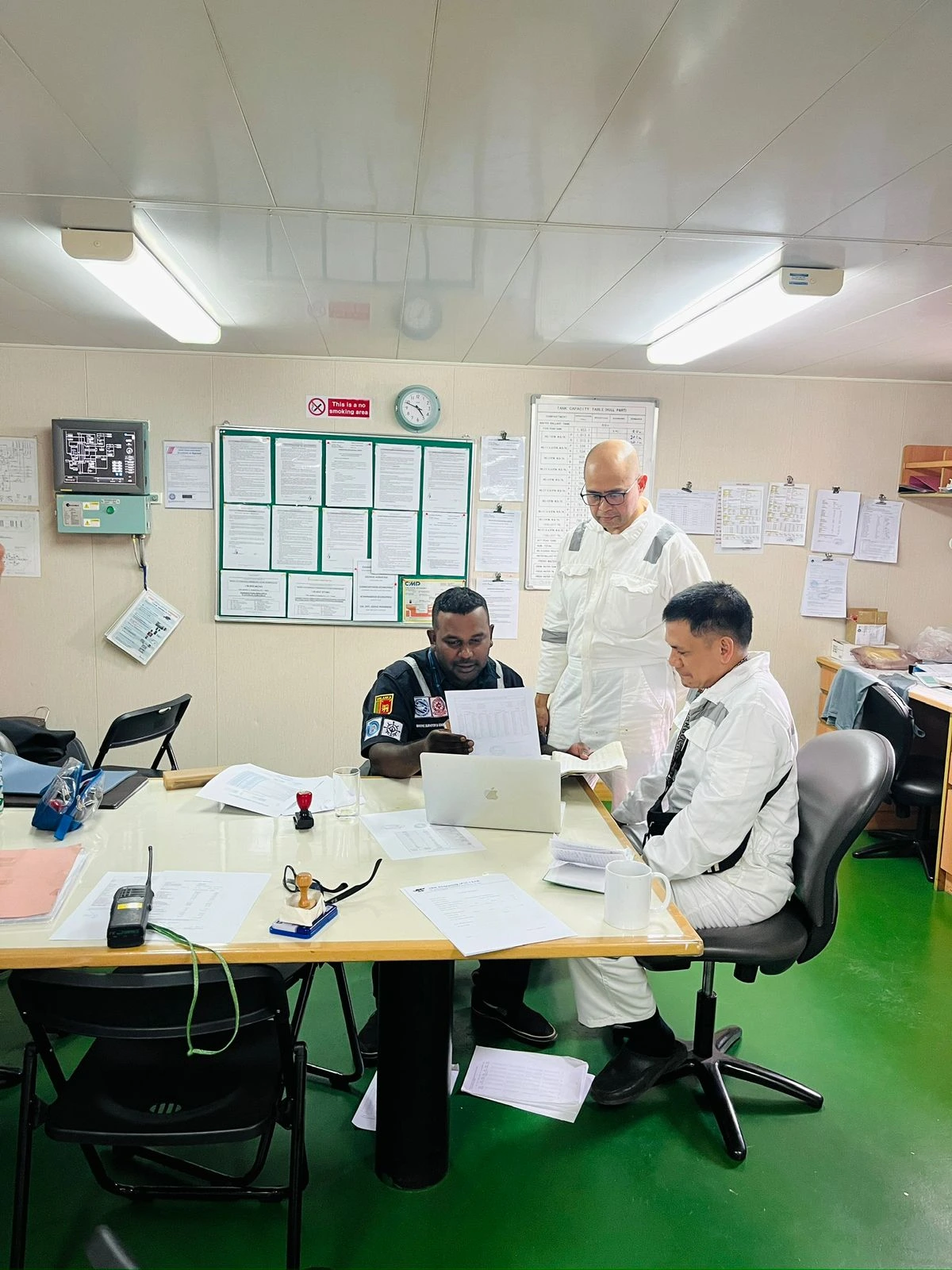 Integrated audit process on vessel